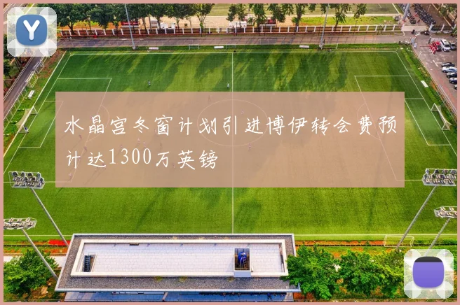 水晶宫冬窗计划引进博伊转会费预计达1300万英镑